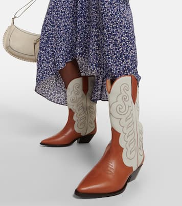 Duerto embroidered leather boots | Isabel Marant