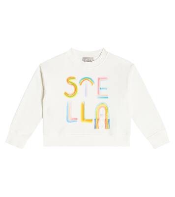 Sweat-shirt imprimé en coton à logo | Stella McCartney Kids