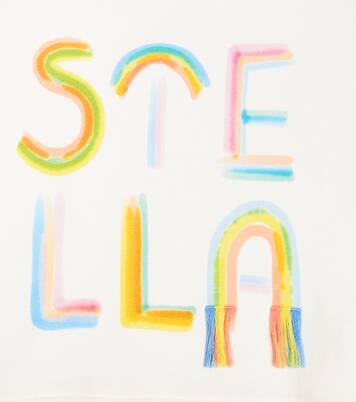 Sweat-shirt imprimé en coton à logo | Stella McCartney Kids