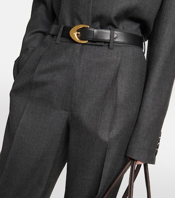 Arrow leather belt | The Row