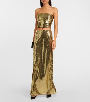 Maxirock mit Pailletten | Dolce&Gabbana