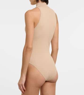 Halterneck jersey bodysuit | Alaïa