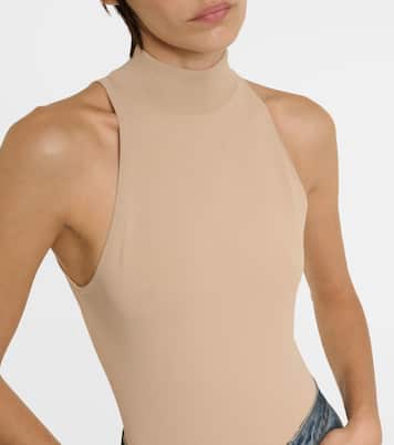 Halterneck jersey bodysuit | Alaïa