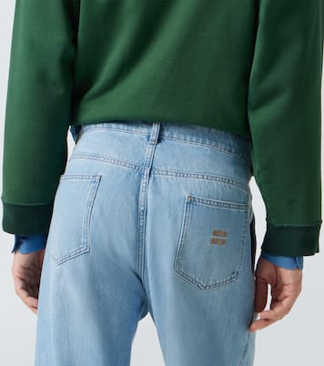 Low-rise wide-leg jeans | Miu Miu