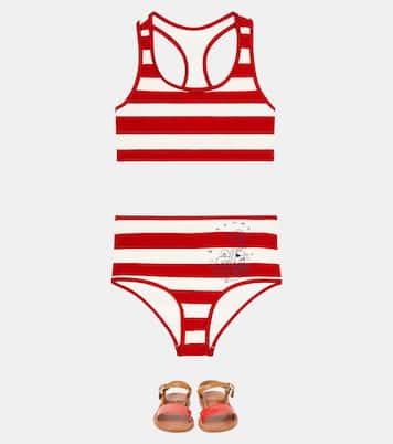 Alight striped bikini  | Zimmermann Kids
