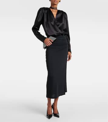 Crêpe jersey pencil skirt | Wolford