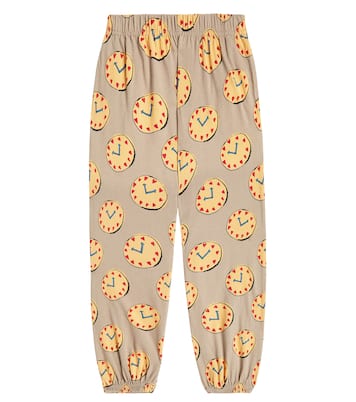 Watch printed cotton sweatpants | Jellymallow