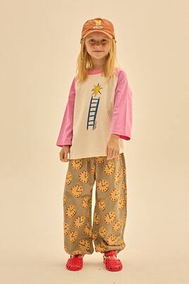 Watch printed cotton sweatpants | Jellymallow