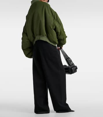 Oversize-Bomberjacke Off Shoulder | Balenciaga