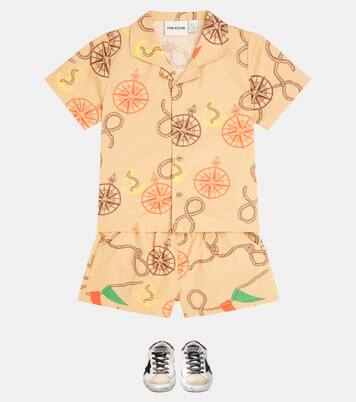 Nautical cotton twill shirt | Mini Rodini