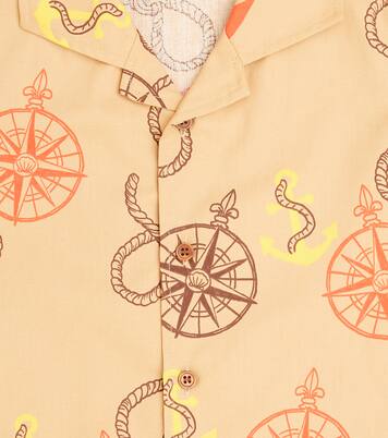 Nautical cotton twill shirt | Mini Rodini