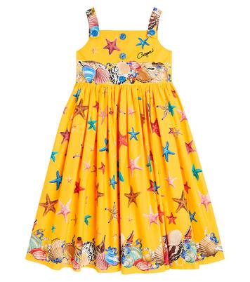 Robe Capri imprimée en coton | Dolce&Gabbana Kids
