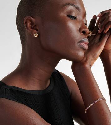 Peekaboo 18kt rose gold earrings with beryls and diamonds | Bucherer Fine Jewellery