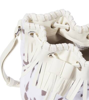 Printed fringed bucket bag | Stella McCartney Kids