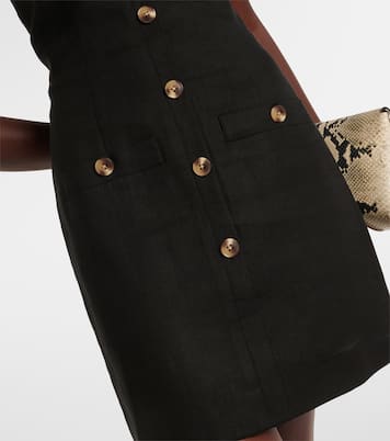 Hemdblusenkleid Roxanne aus einem Leinengemisch | Veronica Beard