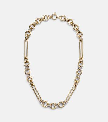 18kt gold chain necklace with diamonds | FoundRae
