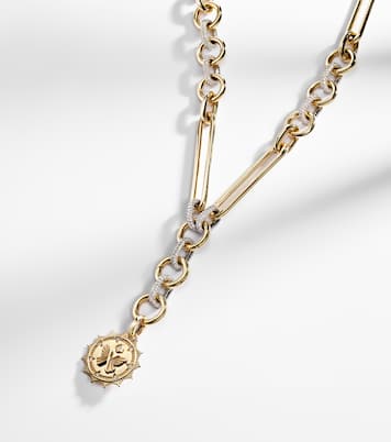 18kt gold chain necklace with diamonds | FoundRae