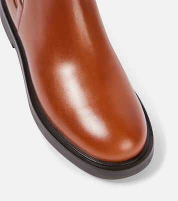 Chelsea Boots T Monogram aus Leder | Tory Burch