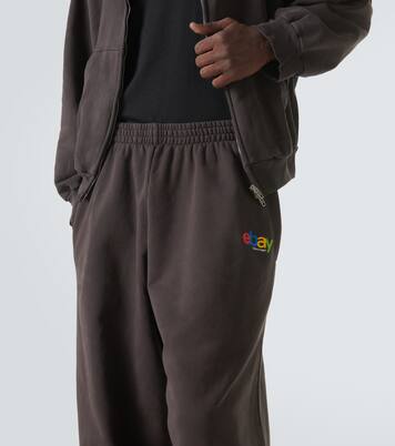 Printed cotton jersey sweatpants | Balenciaga