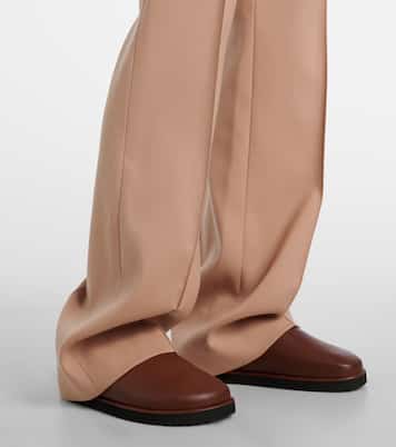 Gerade High-Rise-Hose aus Wolle | Chloé