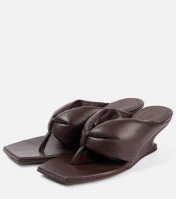 Cantilever 45 leather thong sandals | Rick Owens