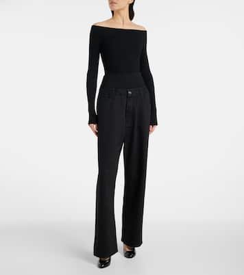High-Rise Straight Jeans | Alaïa