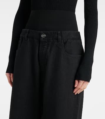 High-Rise Straight Jeans | Alaïa