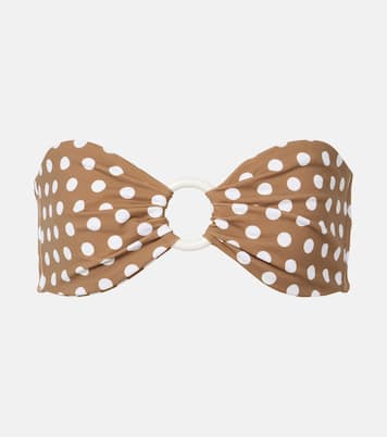 Haut de bikini bandeau Coronada à pois | Marysia