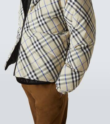 Wendbare Daunenjacke Burberry Check | Burberry