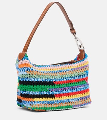 Logo crochet shoulder bag | Miu Miu