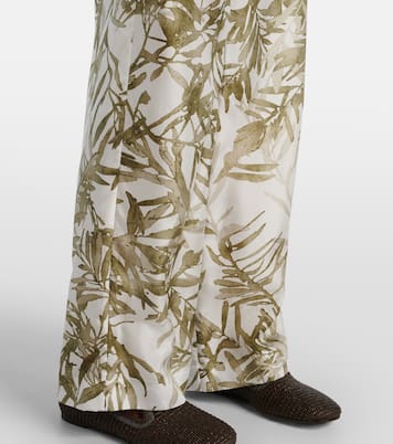 Silk wide-leg pants | Brunello Cucinelli