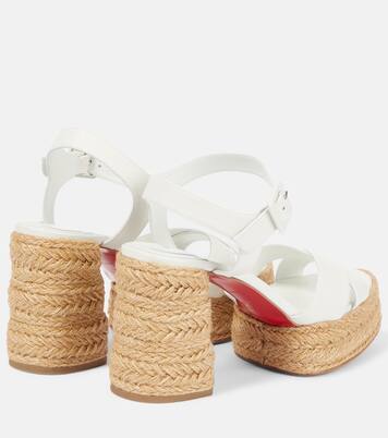Calakala 70 leather espadrilles | Christian Louboutin