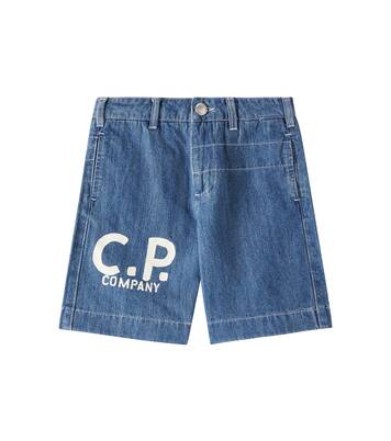 Logo denim shorts | C.P. Company Kids