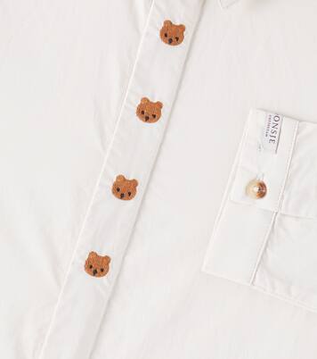 Lauden embroidered cotton shirt | Donsje