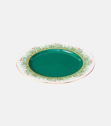 Libellula porcelain charger plate | La DoubleJ
