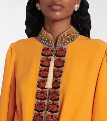 Bestickte Robe aus Cady Couture | Valentino