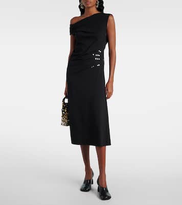 Verziertes Midikleid aus Jersey | Dries Van Noten