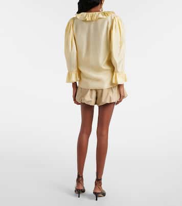 Ruffled silk habutai blouse | Chloé