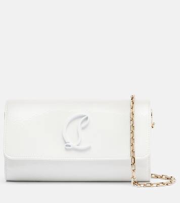 Loubi54 leather clutch | Christian Louboutin