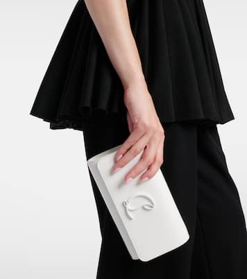 Loubi54 leather clutch | Christian Louboutin
