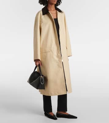 Abrigo de gabardina de algodón con pana | Toteme