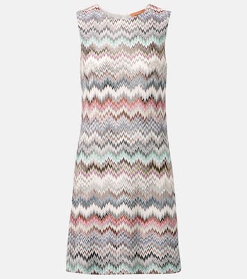 Minikleid aus Häkelstrick | Missoni