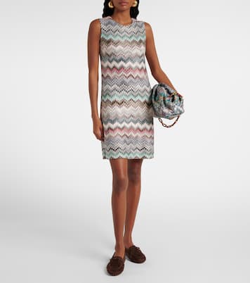 Minikleid aus Häkelstrick | Missoni