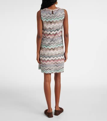 Minikleid aus Häkelstrick | Missoni