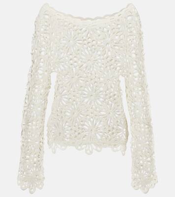 Top Raglan aus Spitze | Norma Kamali