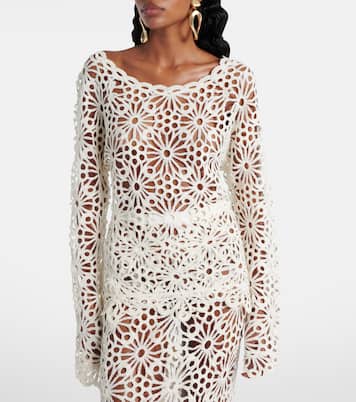 Top Raglan aus Spitze | Norma Kamali