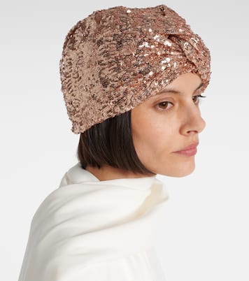 VLogo sequined head wrap  | Valentino