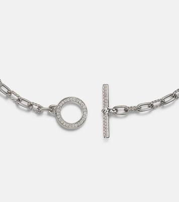 DY Madison® sterling silver bracelet with diamonds | David Yurman
