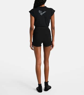 High-Rise Shorts aus Jersey | Wardrobe.NYC