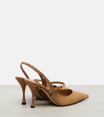 Escarpins slingback DG 90 en daim | Dolce&Gabbana